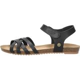 Mustang Sandalen Plat Sandalen Plat - zwart