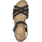 Mustang Sandalen Plat Sandalen Plat - zwart
