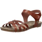 Mustang Sandalen Plat Sandalen Plat - cognac