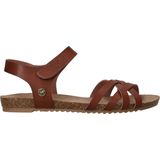Mustang Sandalen Plat Sandalen Plat - cognac