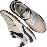 MUSTANG Dames 1453-303 Sneaker, beige/roze, 42 EU, beige roze., 42 EU