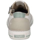 Mustang - Sneakers - Wit/Beige - Met Zijrits - Vetersluiting