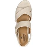 Mustang Sandalen Plat Sandalen Plat - gebroken wit