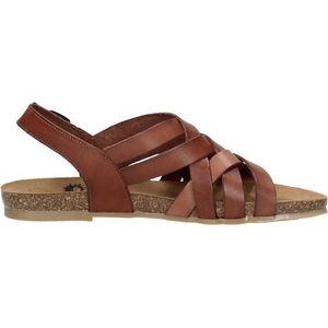 Cosmos Sandalen Plat Sandalen Plat - cognac