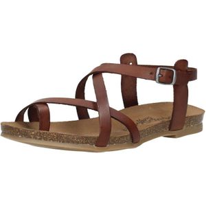 Cosmos Sandalen Plat Sandalen Plat - cognac - Maat 40