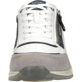 Casual Schoenen - Offwhite/Grijs - Met Buitenrits - Vetersluiting