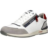Casual Schoenen - Offwhite/Grijs - Met Buitenrits - Vetersluiting