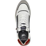 Casual Schoenen - Offwhite/Grijs - Met Buitenrits - Vetersluiting