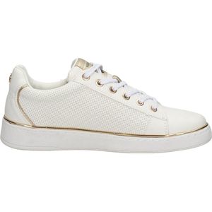 MUSTANG Dames 1300-303-111 Sneakers, wit goud 111, 38 EU