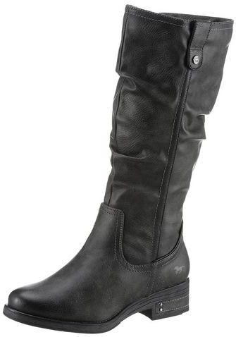 Mustang Dames 1293-606 kniehoge laarzen, donkergrijs, 40 EU, donkergrijs, 40 EU