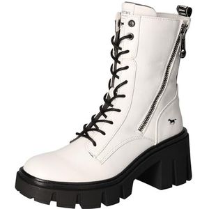 MUSTANG Enkellaarzen voor dames 1471-508, Wit