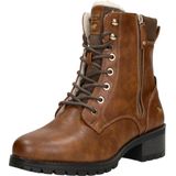 Mustang dames veterboot - Cognac