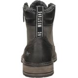 Veterboots - Effen - Imitatieleer - Gevoerd - Blokhak