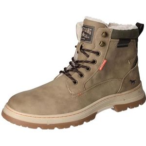 Mustang enkellaarzen voor mannen 4192-601, grootte:45, kleur:Ivoor