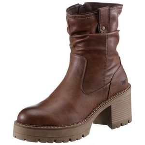 MUSTANG 1473-601 Enkellaarzen voor dames, cognac, 41 EU, Cognac.