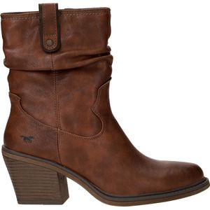 Mustang - Dames Boot - Cognac - Imitatieleer - Ritssluiting - Faux-Fur