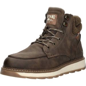 Mustang Veterschoenen Hoog Veterschoenen Hoog - donkerbruin - Maat 48