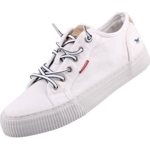 Mustang  WHITE  Sneakers  dames Wit