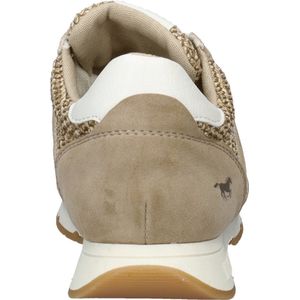 Mustang Sportliche Schnürschuhe für Damen, beige, Gr. 38 EU