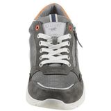 Casual Schoenen - Taupe/offwhite - Veterschoen - Met Zijrits