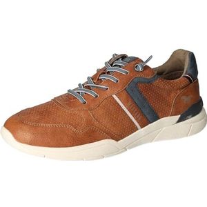 MUSTANG 4138-310 Sneakers voor heren, cognac, 44 EU, cognac, 44 EU