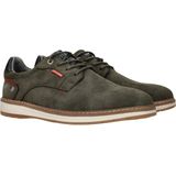 Mustang - Veterschoenen Laag - Groen - Leer