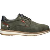 Mustang - Veterschoenen Laag - Groen - Leer