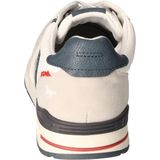 Mustang - 4154-318 - Sneakers - Beige Wit - Zachte Voering van Textiel - Flexibele Loopzool