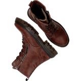 Mustang Veterschoenen Hoog Veterschoenen Hoog - cognac