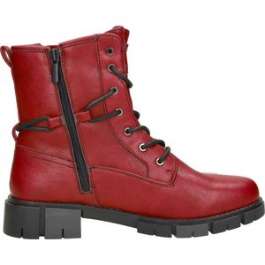Mustang Veterschoenen Hoog Veterschoenen Hoog - rood
