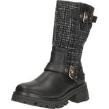 Mustang Enkellaarsjes Plat Enkellaarsjes Plat - zwart