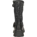 Mustang Enkellaarsjes Plat Enkellaarsjes Plat - zwart