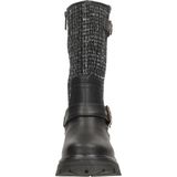 Mustang Enkellaarsjes Plat Enkellaarsjes Plat - zwart