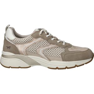 Mustang Sneakers - Dames - Taupe - Voorgevormd Voetbed - Gepolsterd
