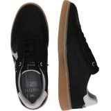 Sneakers - Imitatieleer - Zwart - Logoprint - Profielzolen