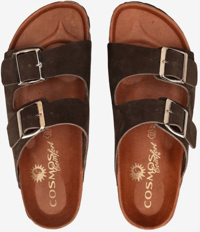 Merk - Muiltjes - Effen - Leer/ Kunststof/ Rubber/ Suède - Open Toe