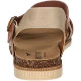 Mustang - Sandalen Plat - Beige - Kunststof