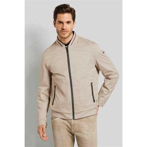 Bugatti - Tussenjas - Beige - Wijde Fit - Effen - Rits met Zakken