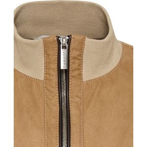 Bugatti Tussenjas - Lichtbruin - 100% Polyester - Wijde Fit