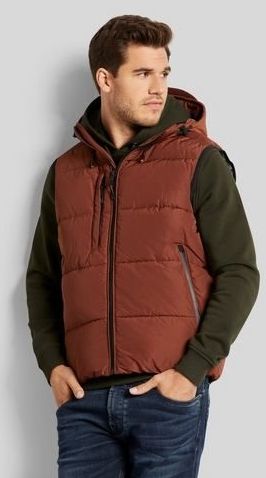 Sterk Gewatteerd Vest - Zwart - Rippstop - Waterafstotend