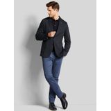 Bugatti - Colbert - Marine - Visgraatpatroon - 2-knoopsmodel - Reverskraag