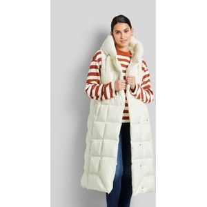 Bugatti Damen Gewatteerd vest met asymmetrisch silhouet