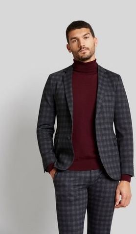 Bugatti Herren Jas met hoge-stretchfunctie