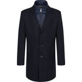 Bugatti - Korte Jas - Marine - Met Vestenfake - Binnenzakken - Reverskraag