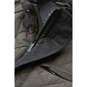 Jassen - Olijf - Zonder Capuchon - Lange Mouwen - Ruitsteek