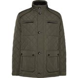 Jassen - Olijf - Zonder Capuchon - Lange Mouwen - Ruitsteek