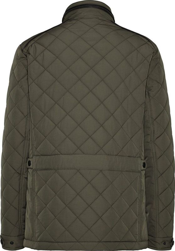 Jassen - Olijf - Zonder Capuchon - Lange Mouwen - Ruitsteek