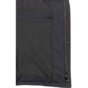 Tussenjassen - Marine - Ruitsteek - Lange Mouwen - Staande Kraag