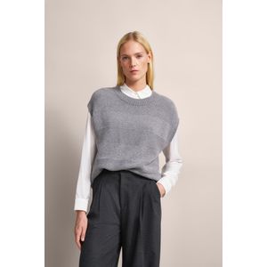 bugatti dames pullunder, grijs-250, M
