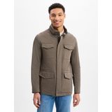 Bugatti - Zomerjas - Groen - Moderne Uitstraling - Hoge Kraag